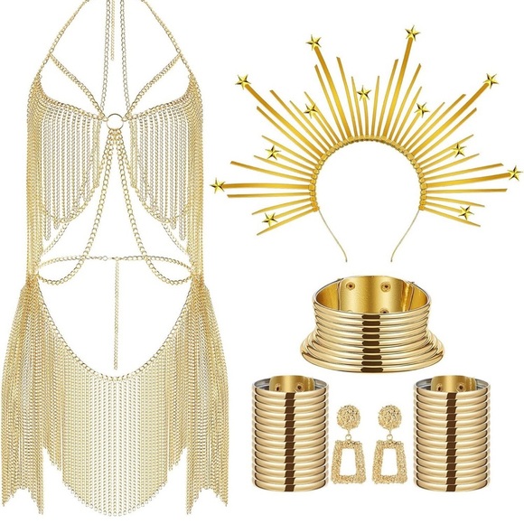 Cosplay AFRICAN PARTY JEWELRY SET. - Picture 4 of 6